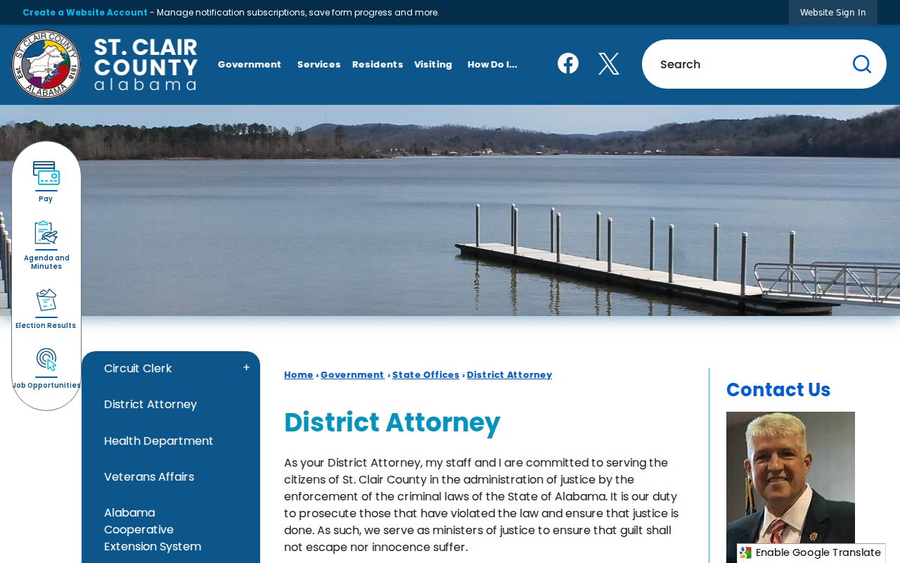 St. Clair County criminal court cases and District Attorney office