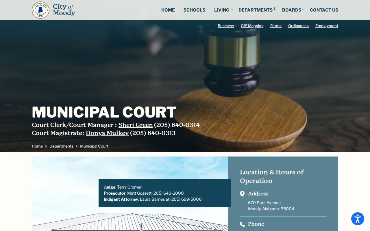 Moody criminal records municipal court schedule